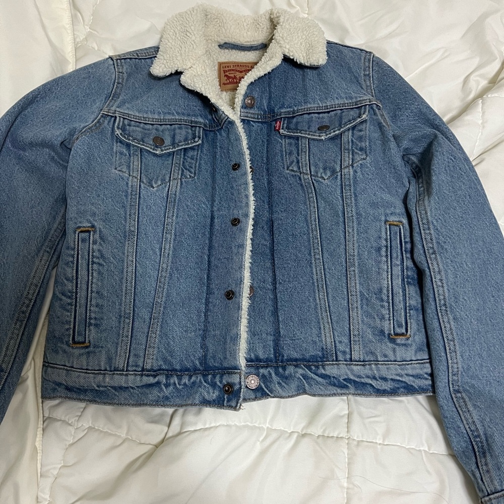 Levi’s Sherpa jean jacket